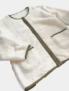 ボア もこもこ ジャケット 新品 Lサイズ