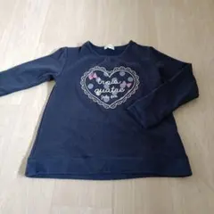 3can4ons130 ネイビーハートトレーナー