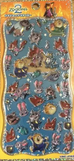 正規品　匿名配送　ズートピア　プチドロップステッカー　ボンボンドロップ　シール