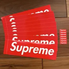 Supremeシュプリーム ボックスロゴ ステッカー10枚とミニサイズ7枚セット