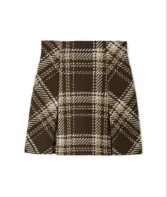 SNIDEL Sustainableロービングチェックミニスカート