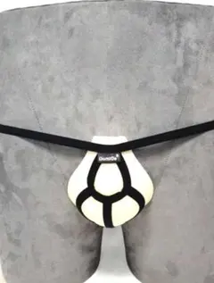 【新品】Gストリング ブラックM メンズ Tバック リングホール エアリーパンツ