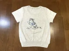 大きなリボンの猫　Tシャツのサムネイル