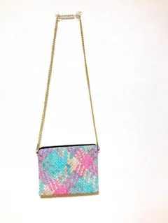 マルチカラーショルダーバッグ