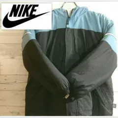 ナイキ ナイロンジャケット M ブラック&ライトブルー