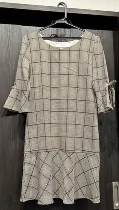 【500円値下げしました】tocco closet ワンピース　チェック柄