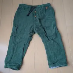 H&M コーデュロイパンツ グリーン 86cm