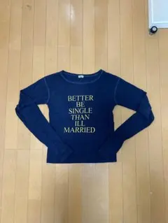 Oriens ネイビー 長袖Tシャツ