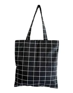 キャンバス トートバッグ（内ポケット付）A4対応 中身が見えないチャック付き