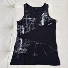 DANSKIN フットネスレディース　タンクトップ　黒M ダンスキン