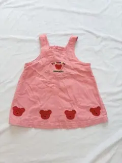 MIKIHOUSE テディベア サロペットワンピース