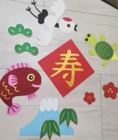 壁面飾り大きめ華鶴　亀　鯛*のサムネイル