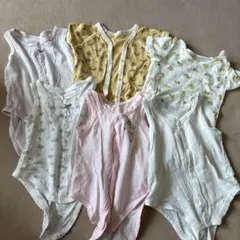 ベビー肌着セット 60-70 コットン　6着