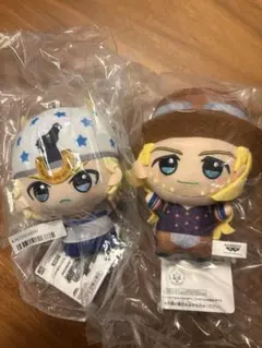 ジョジョの奇妙な冒険 ちびぐるみ ジョニイ ジャイロ 2点セットのサムネイル