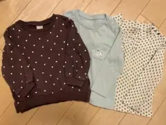 Tシャツ 長袖 90 プティマイン 女の子 セット ベビー ユニクロ トレーナー