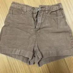 WEGO STANDARD ブラウン コーデュロイショートパンツ XS