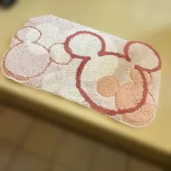 ディズニー洗える　ミックスシャギー　玄関マット