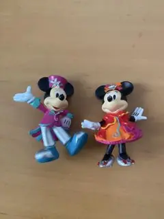 香港ディズニー　ミッキー&ミニー　フィギュア