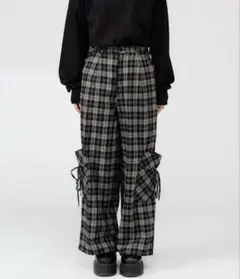 Wide Leg Check Pants / ワイドシルエットチェックパンツ