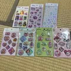 セリア　ウォーターシール　3D エポキシラメ　シートシール　7枚セット