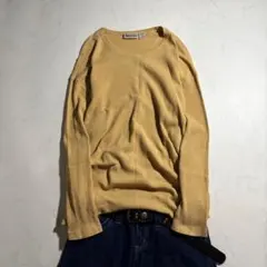 90s Vintage thermal waffle knit l/s グランジ