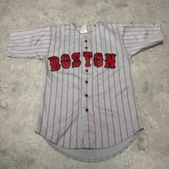 00年代 TRUEFAN MLB ボストン レッドソックス ベースボール シャツ 00年代 TRUEFAN MLB ボストン レッドソックス ベースボール シャツ