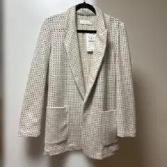 スエード風カットアウトジャケット　ZARA