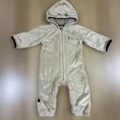 【ミキハウス】 マイクロファーカバーオール60-80センチ