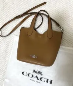 COACH ハンナ　2way バケットバッグ　ショルダーバッグ