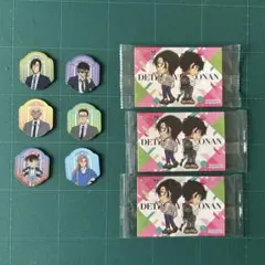 名探偵コナン キャラクター マグネット　ステッカーセット　くら寿司