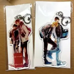 佐々木と宮野 平野と鍵浦 ビッグアクリルキーホルダー