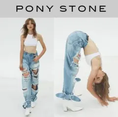 裾 リボン PONY STONE クラッシュ ポニーストーン ponystoneのサムネイル