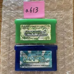 a613 ポケットモンスター リーフグリーン＆サファイア2本セット