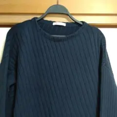 カプリシューレマージュ　ニット　フリーサイズ　ネイビー