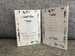 ドリンクメニュー立て