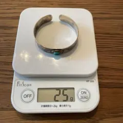 イ*い様 約37g 極太シルバー バングル 925 編み込み模様 ブレスレット