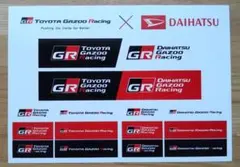 TOYOTA GAZOO Racing × DAIHATSU コラボステッカー