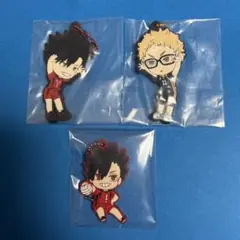 ハイキュー　黒尾哲朗と月島蛍　キーホルダーセット