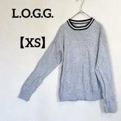 L.O.G.G. 【XS】グレー 長袖トレーナー レディース シンプル