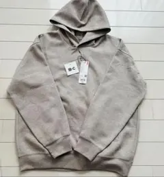 【ほぼ未使用】UNIQLO スウェットオーバーサイズプルパーカ　新品未使用