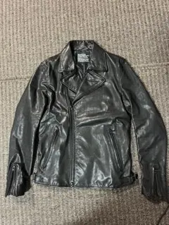 ナノ・ユニバース ウォッシュドレザーWライダースジャケット