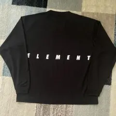 m*i様 《超メルカリ市SALE》ELEMENT ブラック 長袖カットソー M