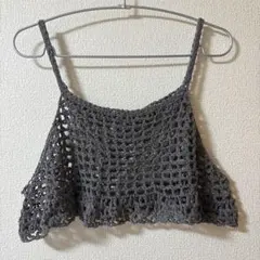 ショート丈ビスチェ　キャミソール　ハンドメイド