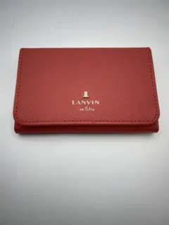 美品　LANVIN 名刺入れ　カードケース　オレンジのサムネイル