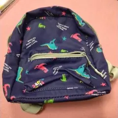 恐竜柄 キッズリュック ネイビー