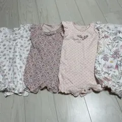 美品　90㎝　next ロンパース　4枚セット　半袖