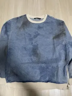 ZARA デニムロンT