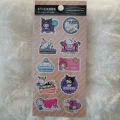 サンリオ ステッカーシール ラベル風