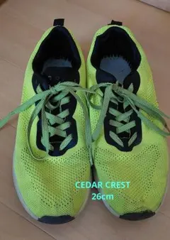 CEDAR CREST スニーカー 26cm 蛍光イエローのサムネイル