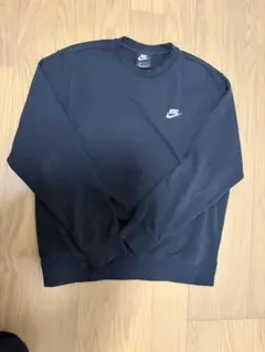 NIKE ナイキ スウェット トレーナー 黒 L ワンポイントロゴ